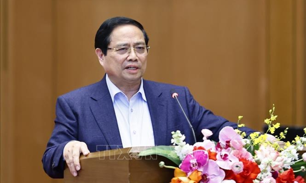 Thủ tướng Chính phủ Phạm Minh Chính phát biểu ý kiến - Ảnh: TTXVN.
