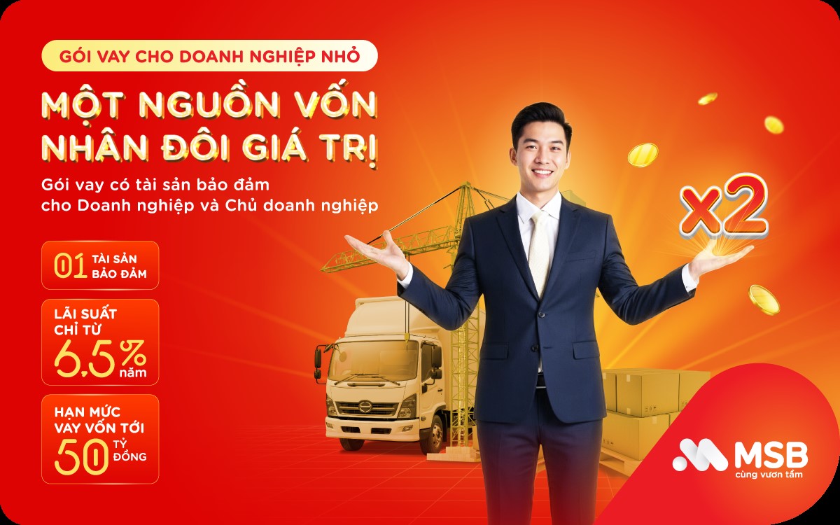 MSB khơi thông nguồn vốn cho doanh nghiệp nhỏ 