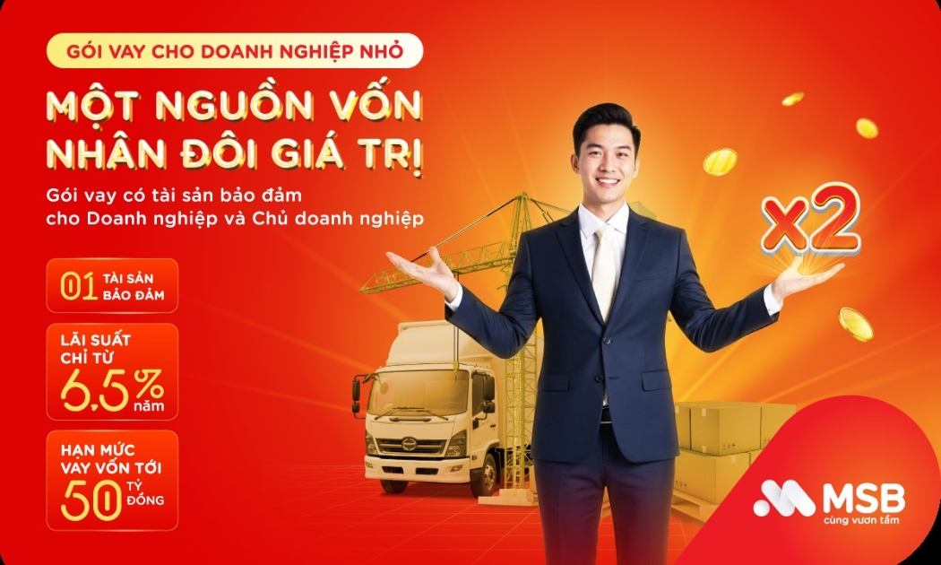 MSB khơi thông nguồn vốn cho doanh nghiệp nhỏ 