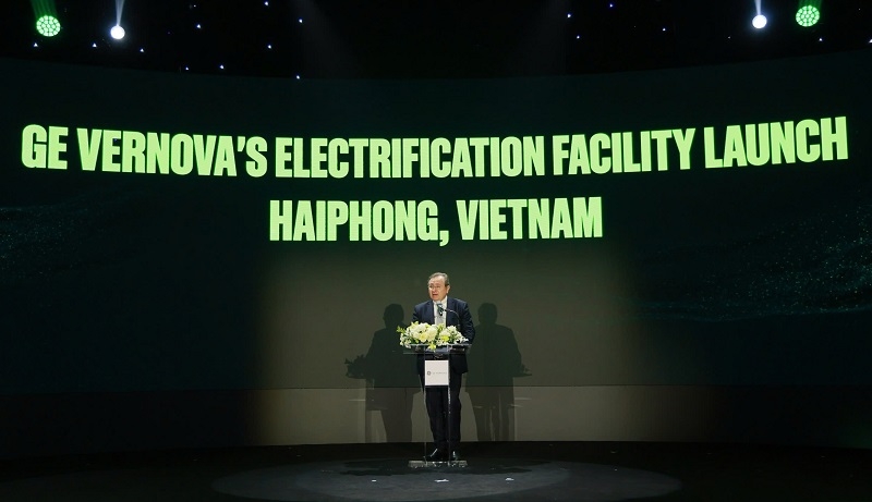 GE Vernova công bố kế hoạch đầu tư 200 triệu usd cho nhà máy tại Hải Phòng. Ảnh: Hoàng Thu.