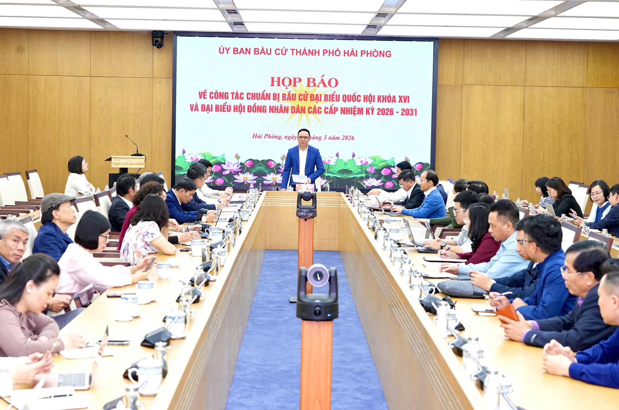 Hải Phòng tổ chức Họp báo thông tin về công tác chuẩn bị bầu cử đại biểu Quốc hội 