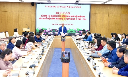 Hải Phòng tổ chức Họp báo thông tin về công tác chuẩn bị bầu cử đại biểu Quốc hội