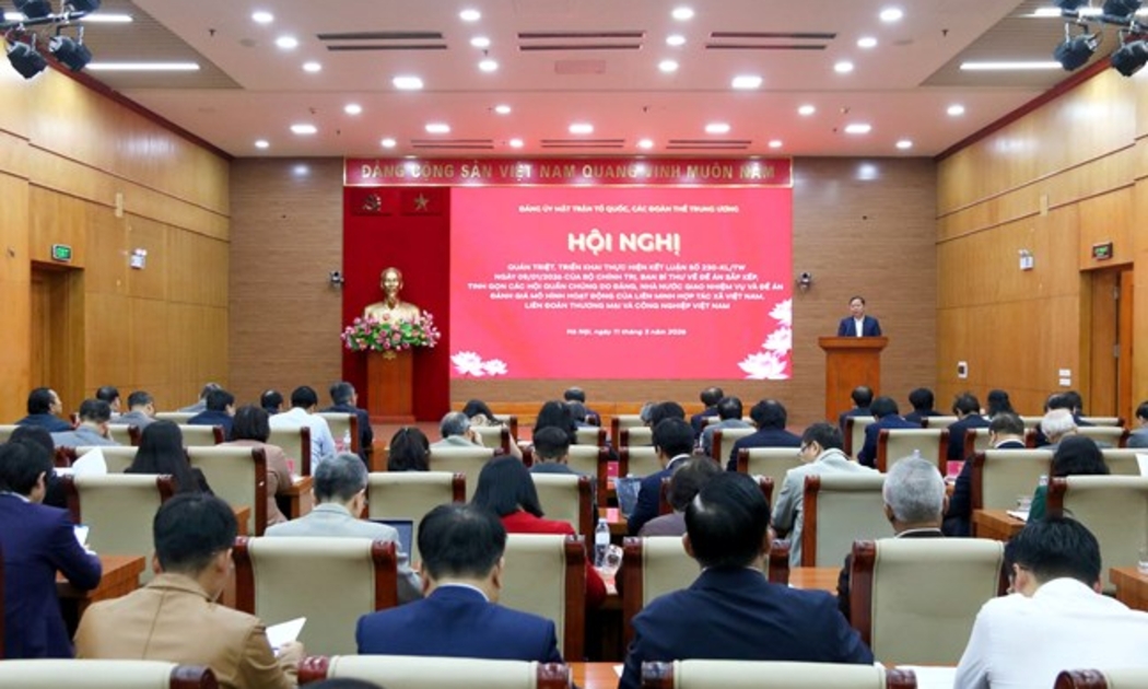Quang cảnh Hội nghị. Ảnh: Mặt trận.