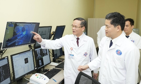 Hệ thống xạ trị hiện đại cho phép triển khai đầy đủ các kỹ thuật tiên tiến nhất hiện nay. Ảnh: Bệnh viện K