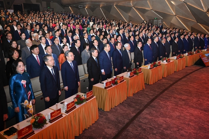 Dự lễ kỷ niệm có nhiều lãnh đạo, nguyên lãnh đạo Đảng, Nhà nước - Ảnh: BTC
