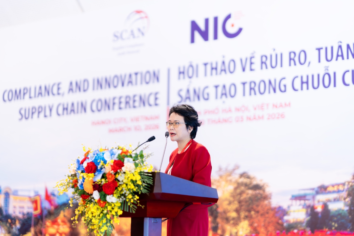 Bà Nguyễn Khánh Hồng, Chuyên gia Chương trình doanh nghiệp ưu tiên (AEO) của Tổ chức Hải quan thế giới (WCO).