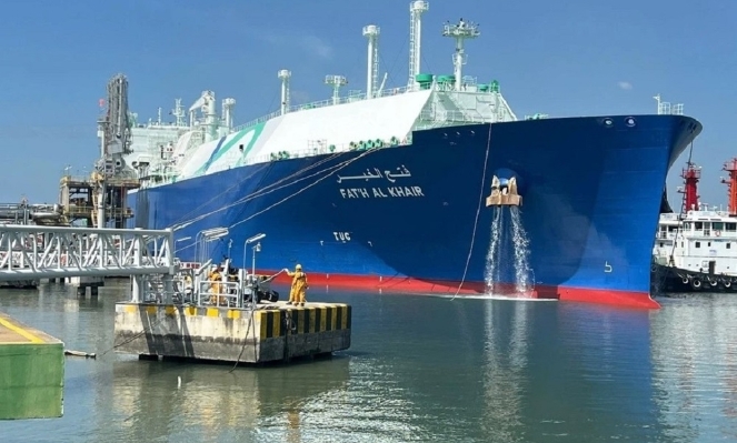 63,000-ton LNG shipment arrives at Thi Vai port via Strait of Hormuz