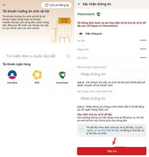 Hướng dẫn tích hợp tài khoản hưởng an sinh xã hội trên VNeID  - Ảnh 3