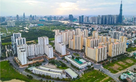 3.790 căn hộ tại khu đô thị mới Thủ Thiêm bỏ hoang nhiều năm.