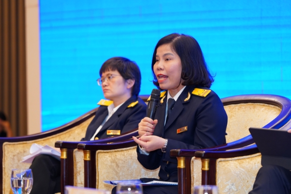 Bà Lê Thị Chinh, Phó trưởng Ban Nghiệp vụ thuế (Cục Thuế).