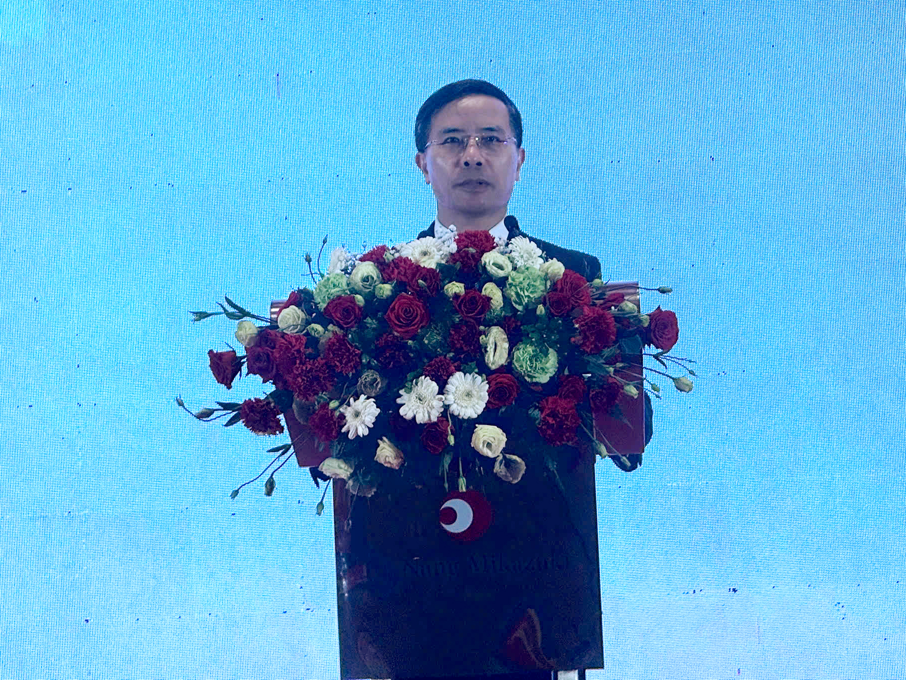 Ông Phạm Đức Ấn, Chủ tịch UBND Thành phố Đà Nẵng, phát biểu tại sự kiện. Ảnh: Quang Hiếu.