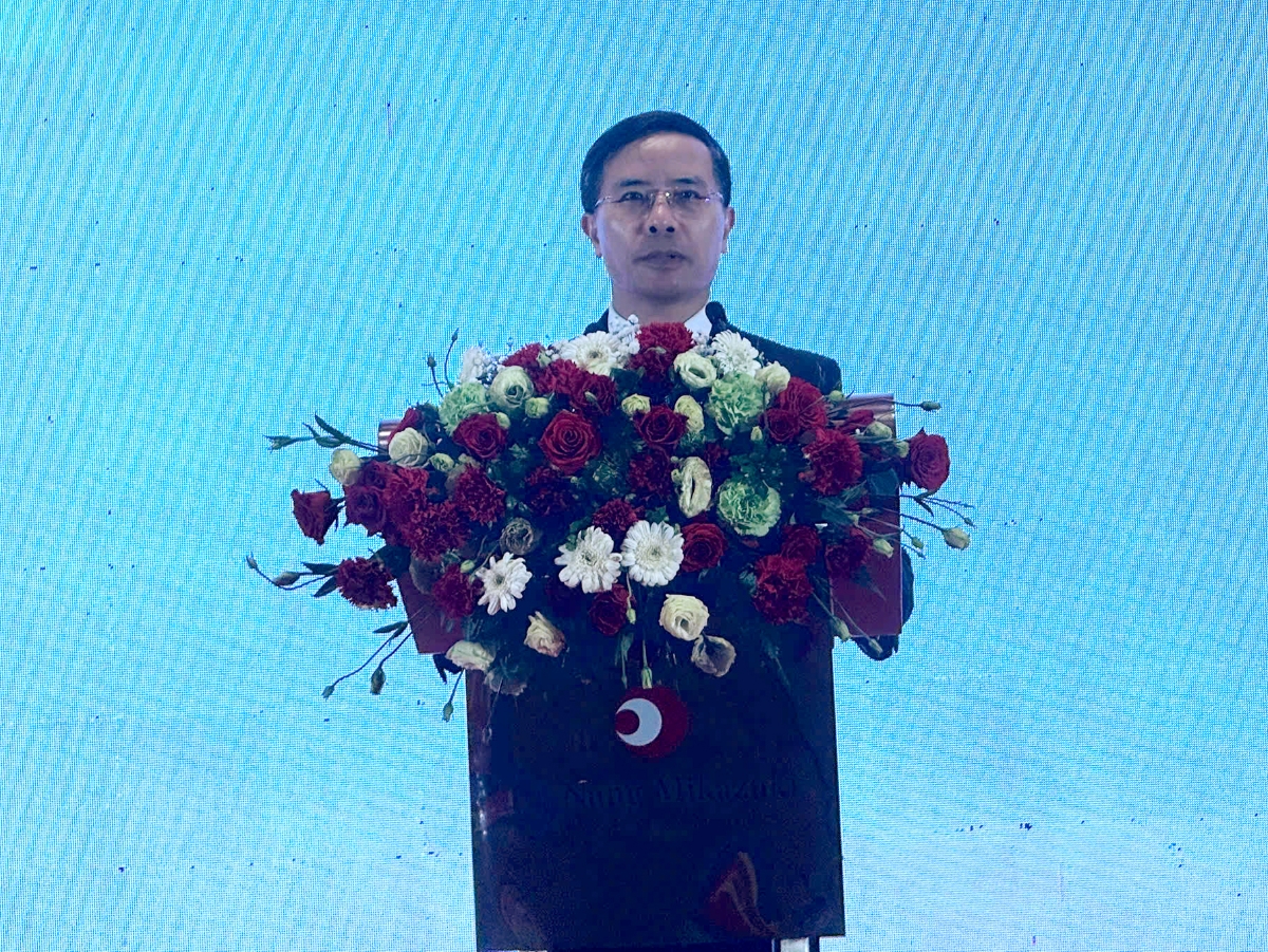 Ông Phạm Đức Ấn, Chủ tịch UBND Thành phố Đà Nẵng, phát biểu tại sự kiện. Ảnh: Quang Hiếu.