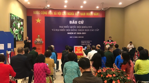 Bộ Nội vụ: Nhiều khu vực bỏ phiếu đạt tỷ lệ 100% cử tri đi bầu cử