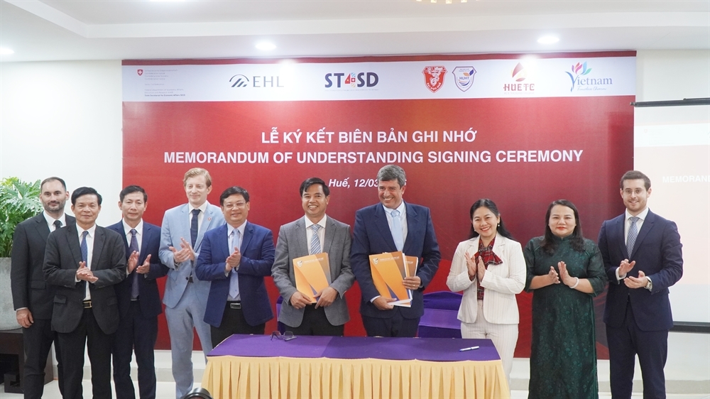 Các đơn vị ký kết biên bản ghi nhớ.