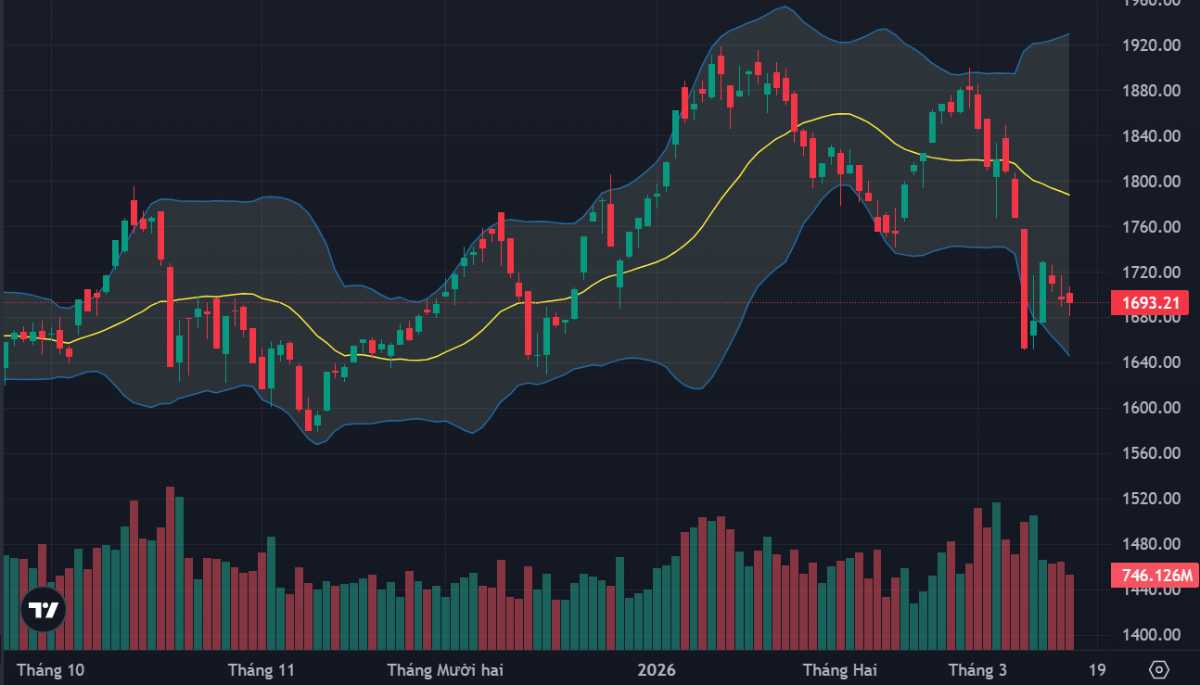 VN-Index đang kiểm định lại đáy ngắn hạn.