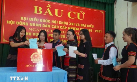 Kết thúc bầu cử, tỷ lệ cử tri cả nước đi bỏ phiếu đạt 99,68%