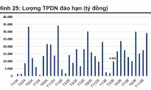 Áp lực đáo hạn trái phiếu bắt đầu tăng trở lại, riêng tháng 3 gần 10.000 tỷ 