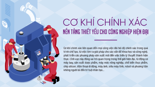 Cơ khí chính xác: Nền tảng thiết yếu cho công nghiệp hiện đại