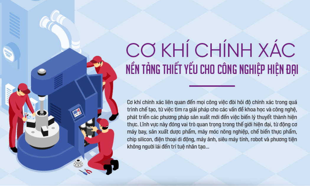Cơ khí chính xác: Nền tảng thiết yếu cho công nghiệp hiện đại