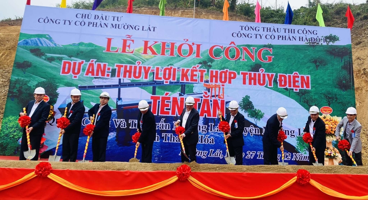 Lễ khởi công dự án thủy lợi - thủy điện Tén Tằn