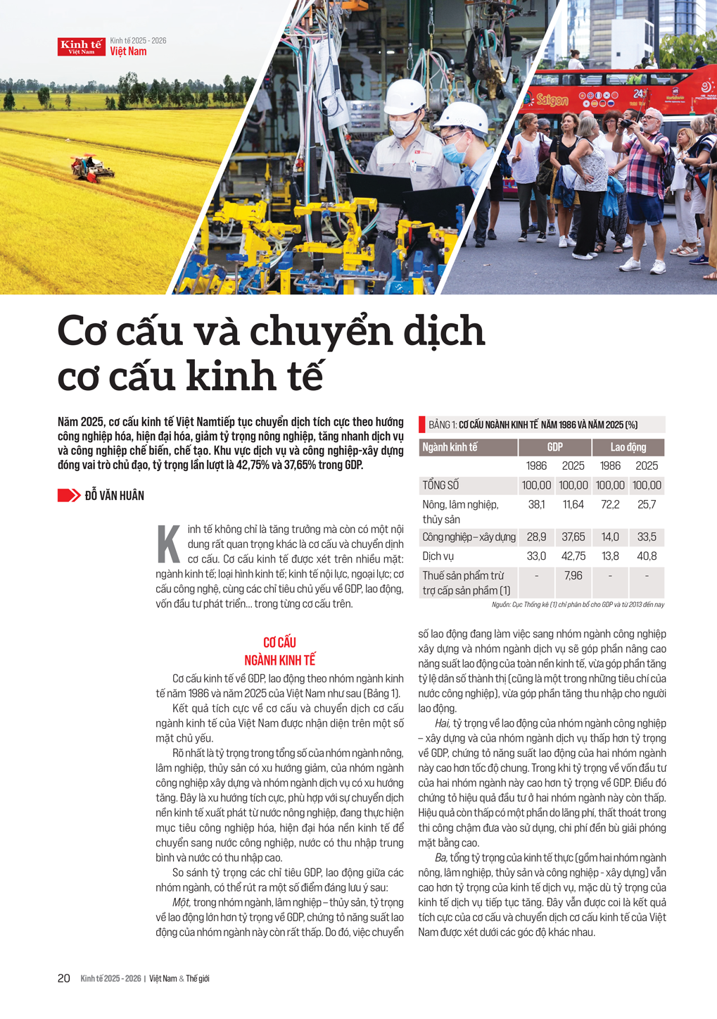 Cơ cấu và chuyển dịch cơ cấu kinh tế - Ảnh 1