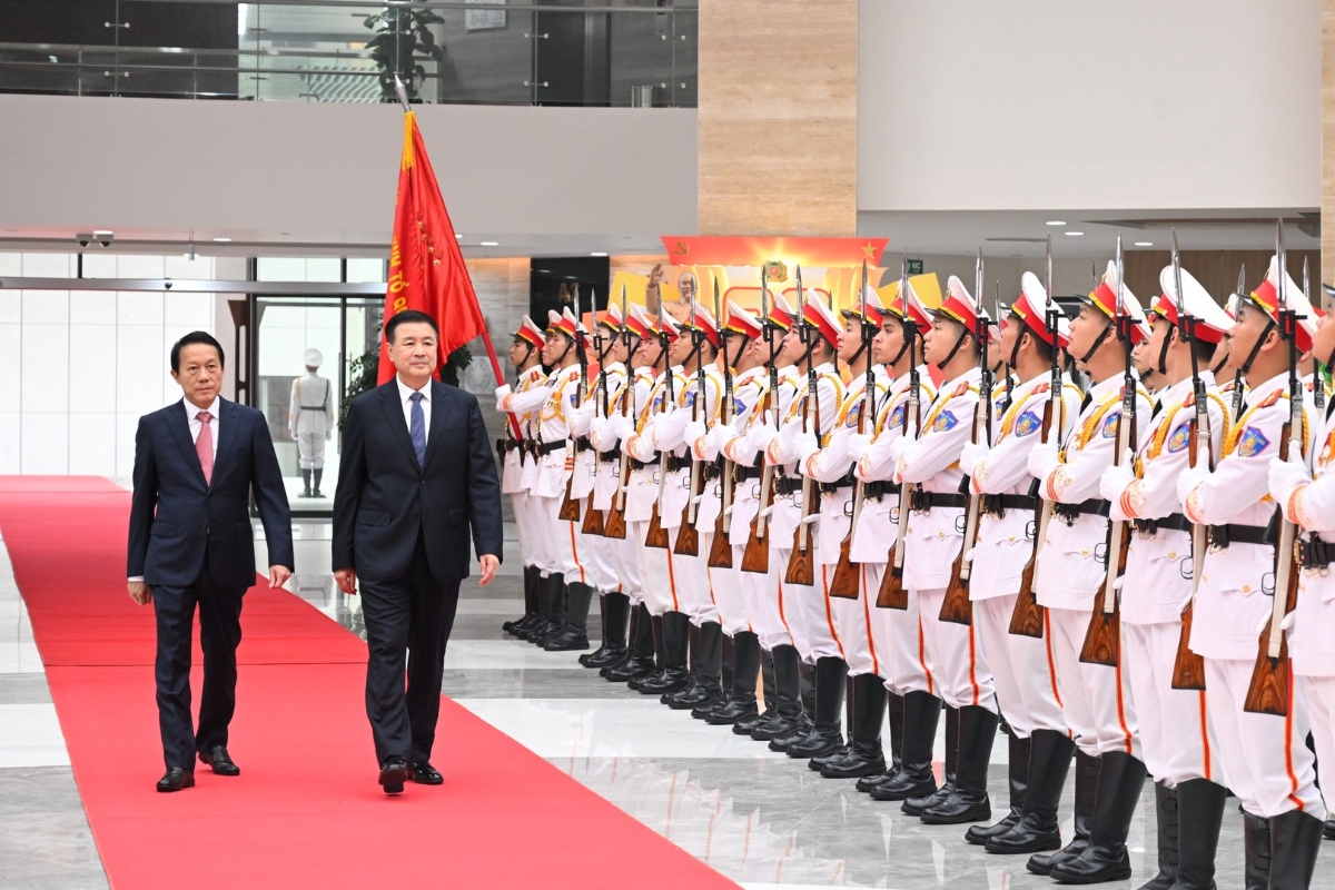 Bộ trưởng Bộ Công an Trung Quốc Vương Tiểu Hồng thăm, làm việc tại Bộ Công an Việt Nam