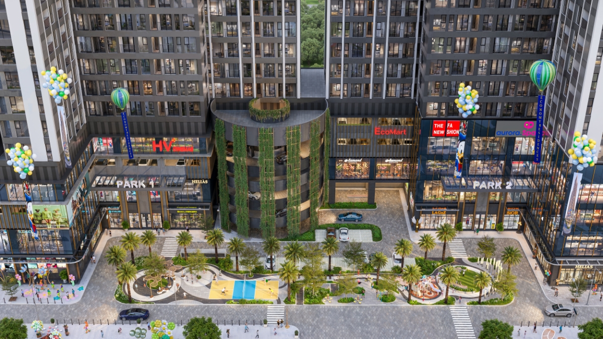 Economy Residences sở hữu 4 tầng thương mại dịch vụ khối đế cùng chuỗi tiện ích “All – in – one”.