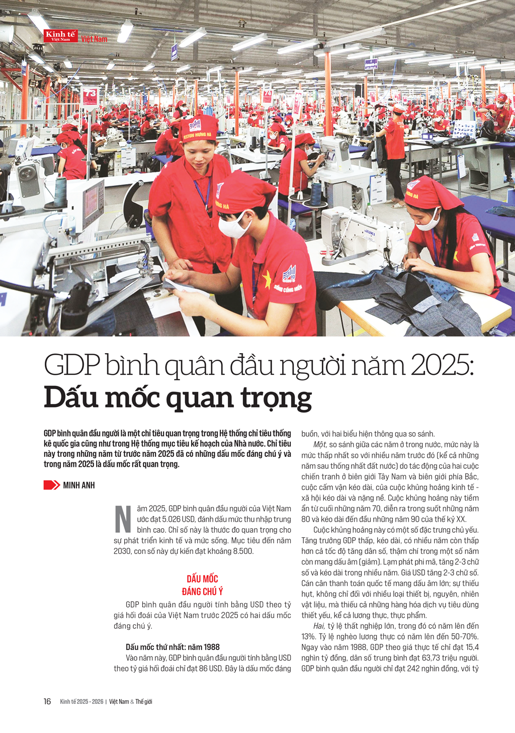 GDP bình quân đầu người năm 2025: Dấu mốc quan trọng GDP  - Ảnh 1