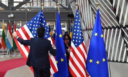 Bất chấp thuế quan, kim ngạch thương mại Mỹ - EU vẫn cao kỷ lục