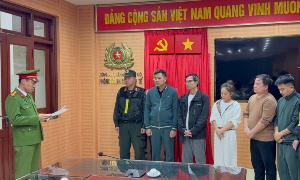 Các đối tượng trong vụ án. Ảnh: Cổng thông tin điện tử Bộ Công an.