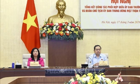 Tăng cường công tác phối hợp giữa Quốc hội và Mặt trận Tổ quốc Việt Nam
