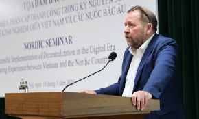 Tọa đàm Bắc Âu thường niên lần thứ 9 với chủ đề: “Thực hiện phân cấp thành công trong kỷ nguyên số – Chia sẻ kinh nghiệm giữa Việt Nam và các nước Bắc Âu”. 