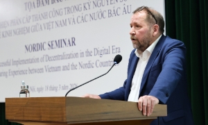Tọa đàm Bắc Âu thường niên lần thứ 9 với chủ đề: “Thực hiện phân cấp thành công trong kỷ nguyên số – Chia sẻ kinh nghiệm giữa Việt Nam và các nước Bắc Âu”. 