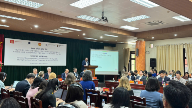 Seminar on sharing experience in decentralization  between Vietnam and the Nordic countries held in Hanoi