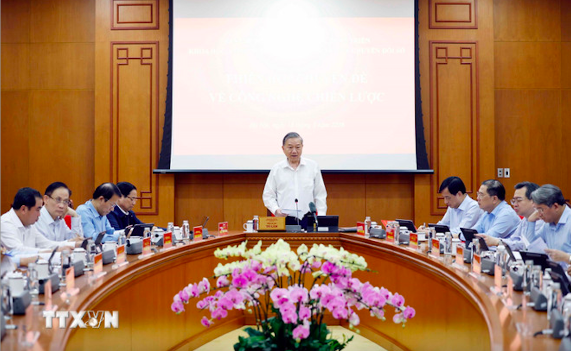 Theo Tổng Bí thư, tinh thần chung là: chọn ít nhưng làm thật sâu, thật mạnh, thật bài bản, thật hiệu quả, làm đến cùng - Ảnh: TTXVN.