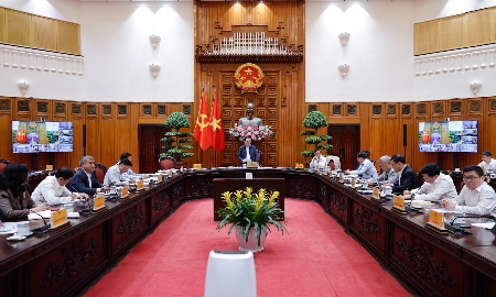 Toàn cảnh phiên họp. Ảnh: VGP.