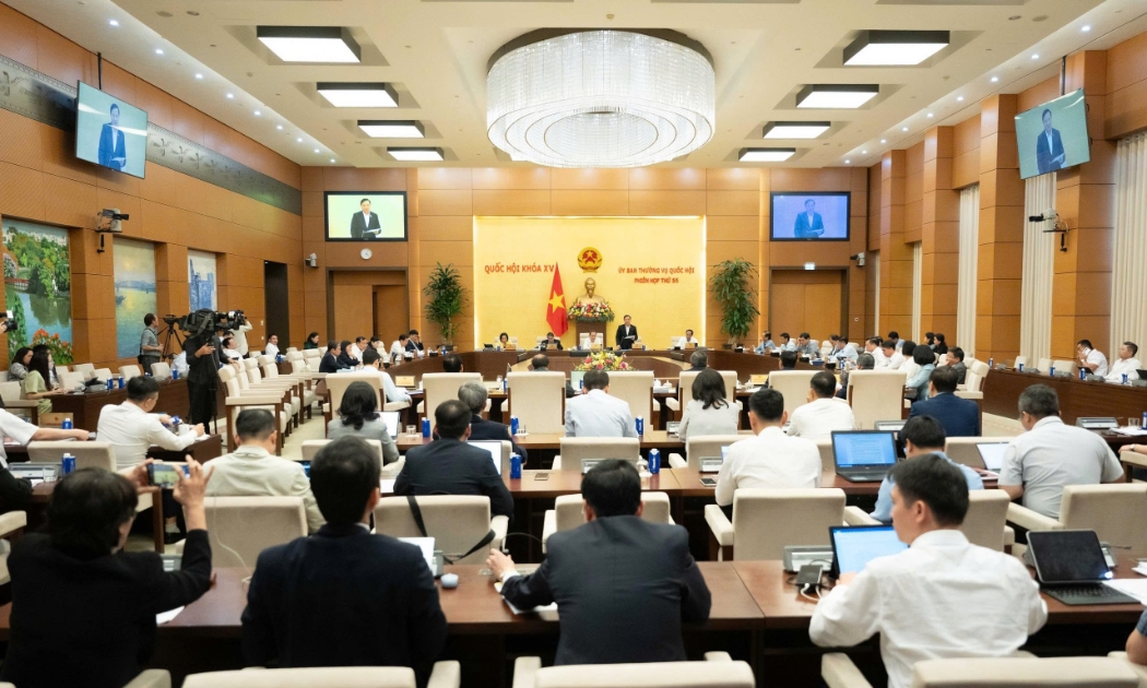 Toàn cảnh phiên họp. Ảnh: Quốc hội.