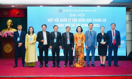 Ra mắt Ban Thường vụ Hiệp hội Quản lý Vận hành Nhà Chung cư TP. Hồ Chí Minh (HCMO), chiều 19/3.