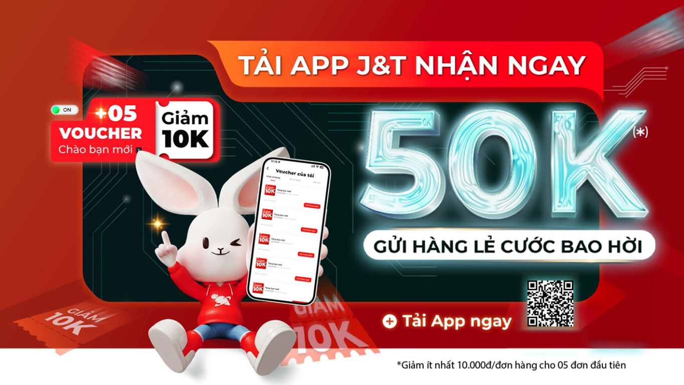 Gửi hàng cá nhân dễ dàng với ứng dụng J&T Express