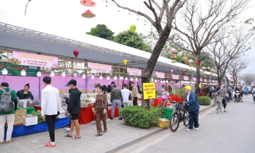 Hội chợ Công viên Thiên Văn học - Nơi Tết Việt hội tụ giữa trái tim xanh phía Tây Hà Nội