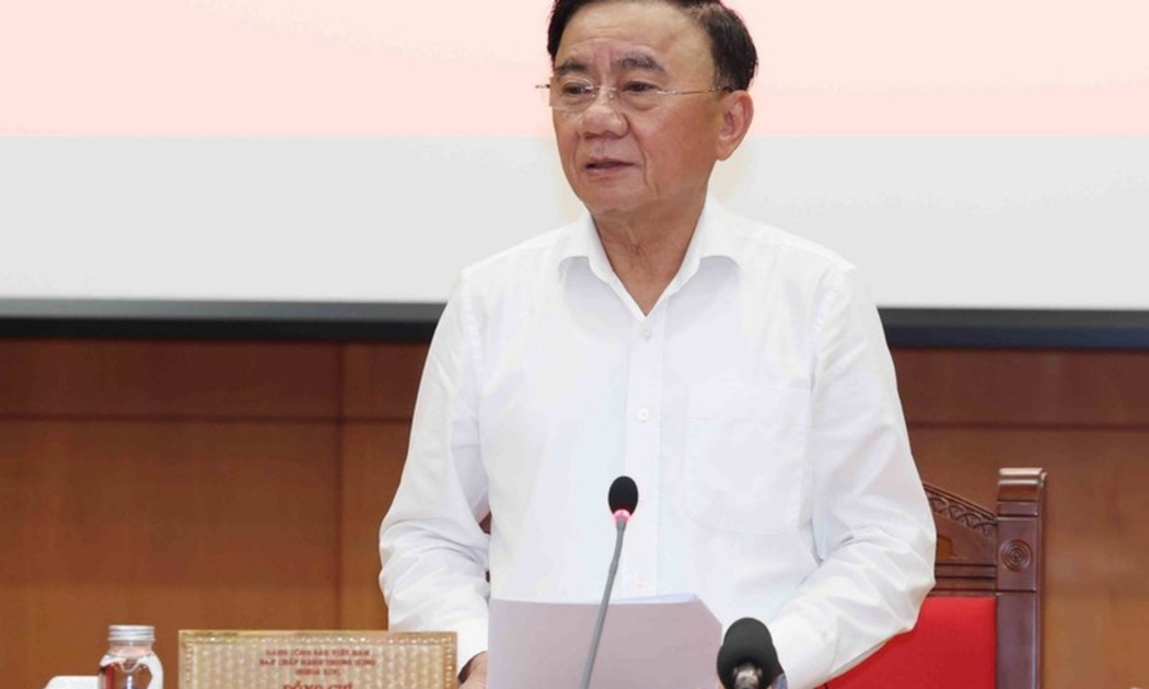 Ủy viên Bộ Chính trị, Thường trực Ban Bí thư Trần Cẩm Tú, Trưởng Ban Chỉ đạo Trung ương về phát triển văn hóa Việt Nam, chủ trì Phiên họp thứ nhất của Ban Chỉ đạo. Ảnh: TTXVN
