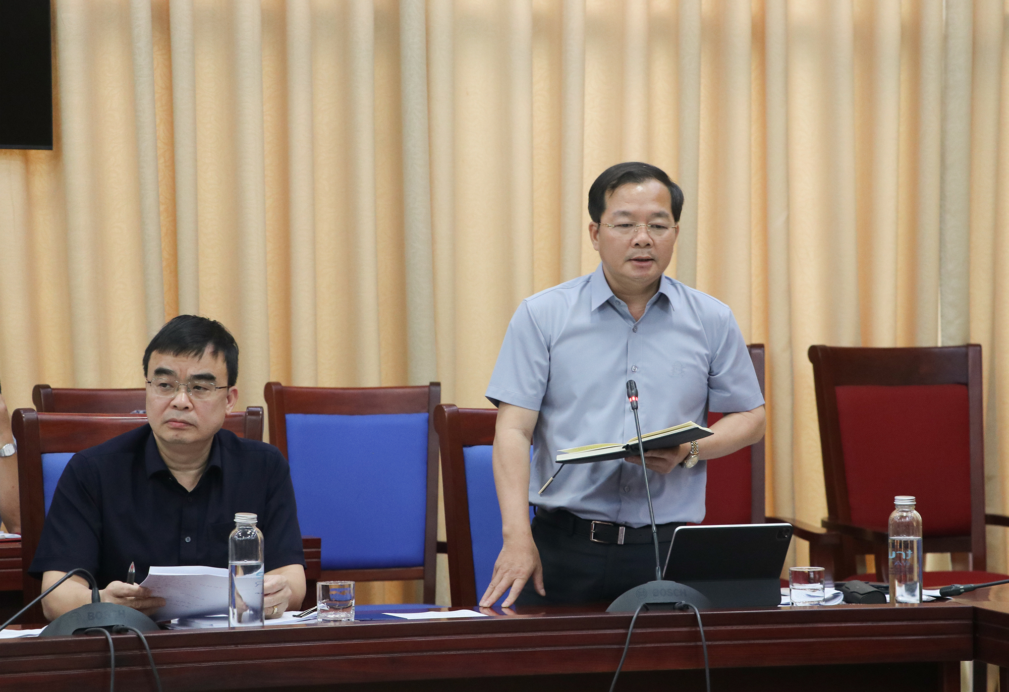 Phó Giám đốc Sở Xây dựng Nghệ An Nguyễn Đức An đề nghị các địa phương sớm trình báo cáo nghiên cứu khả thi để Sở xem xét, phê duyệt