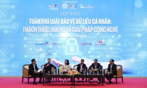 Hội thảo “Tuân thủ luật bảo vệ dữ liệu cá nhân - Những thách thức, rủi ro và giải pháp công nghệ”