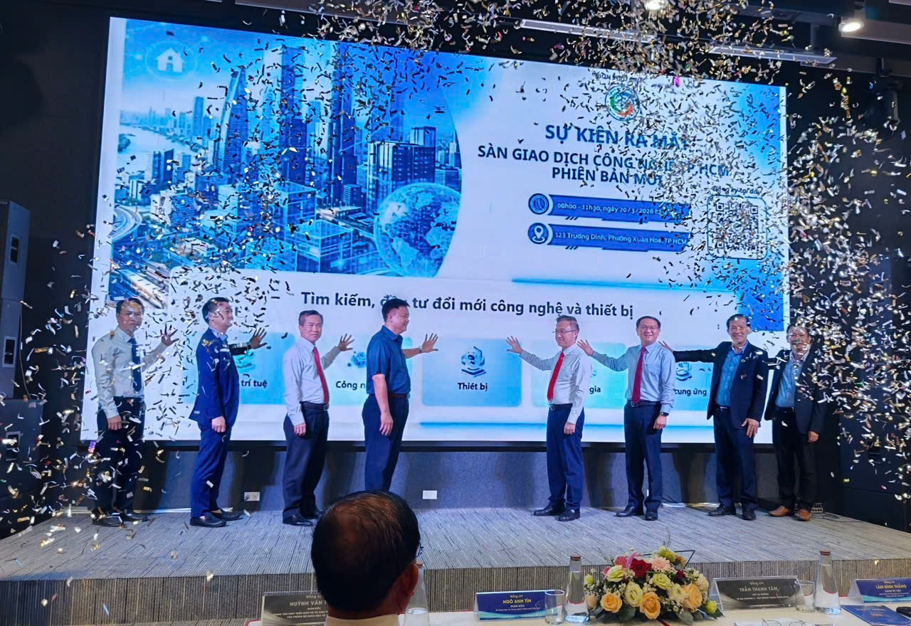 Ra mắt Sàn Giao dịch Công nghệ TP. Hồ Chí Minh phiên bản mới, sáng 20/3.