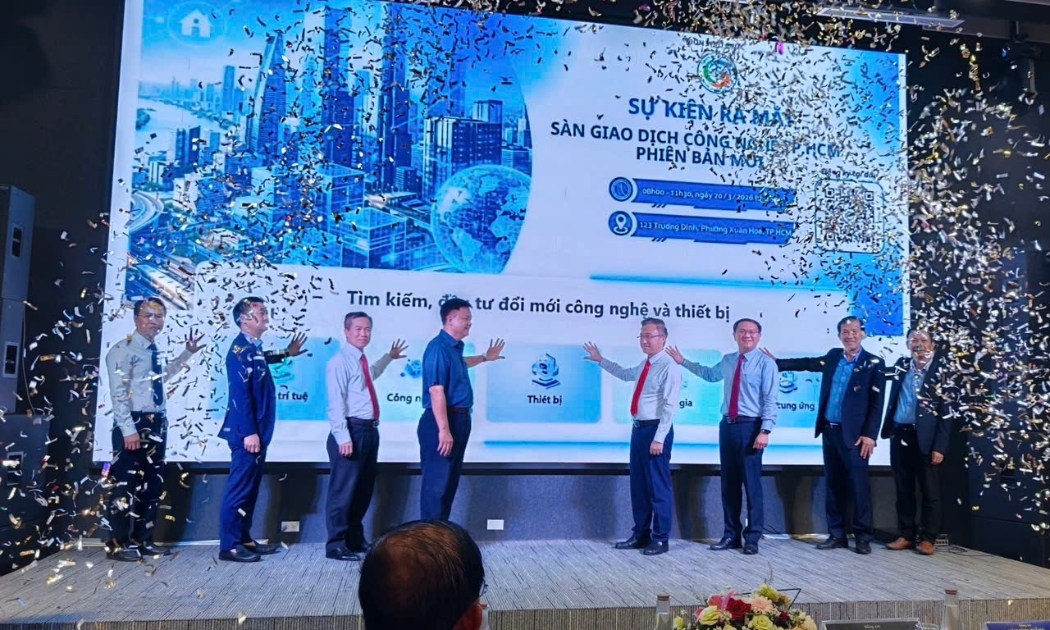 Ra mắt Sàn Giao dịch Công nghệ TP. Hồ Chí Minh phiên bản mới, sáng 20/3.