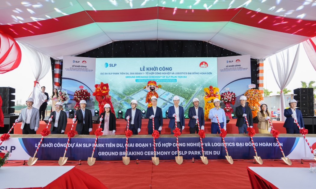 SLP khởi công dự án nhà xưởng xây sẵn quy mô gần 75.000 m2 tại Bắc Ninh