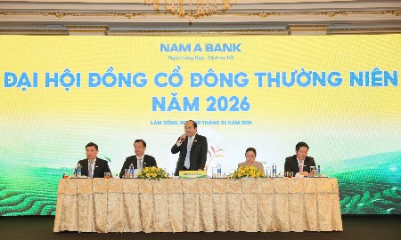 Ban chủ tọa Đại hội đồng cổ đông thường niên năm 2026.