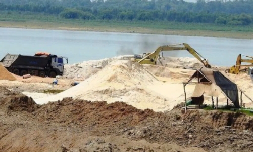 Hà Nội: 16 khu vực mỏ cát không đấu giá quyền khai thác khoáng sản