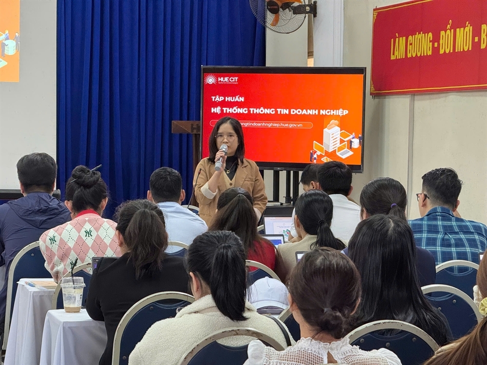 Huế đẩy mạnh chuyển đổi số trong doanh nghiệp