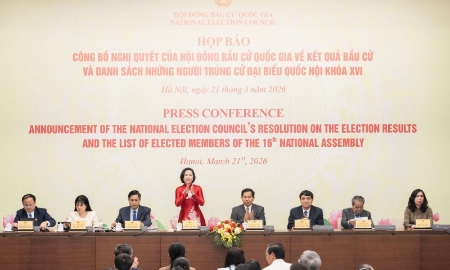 Công bố danh sách trúng cử đại biểu Quốc hội khóa XVI